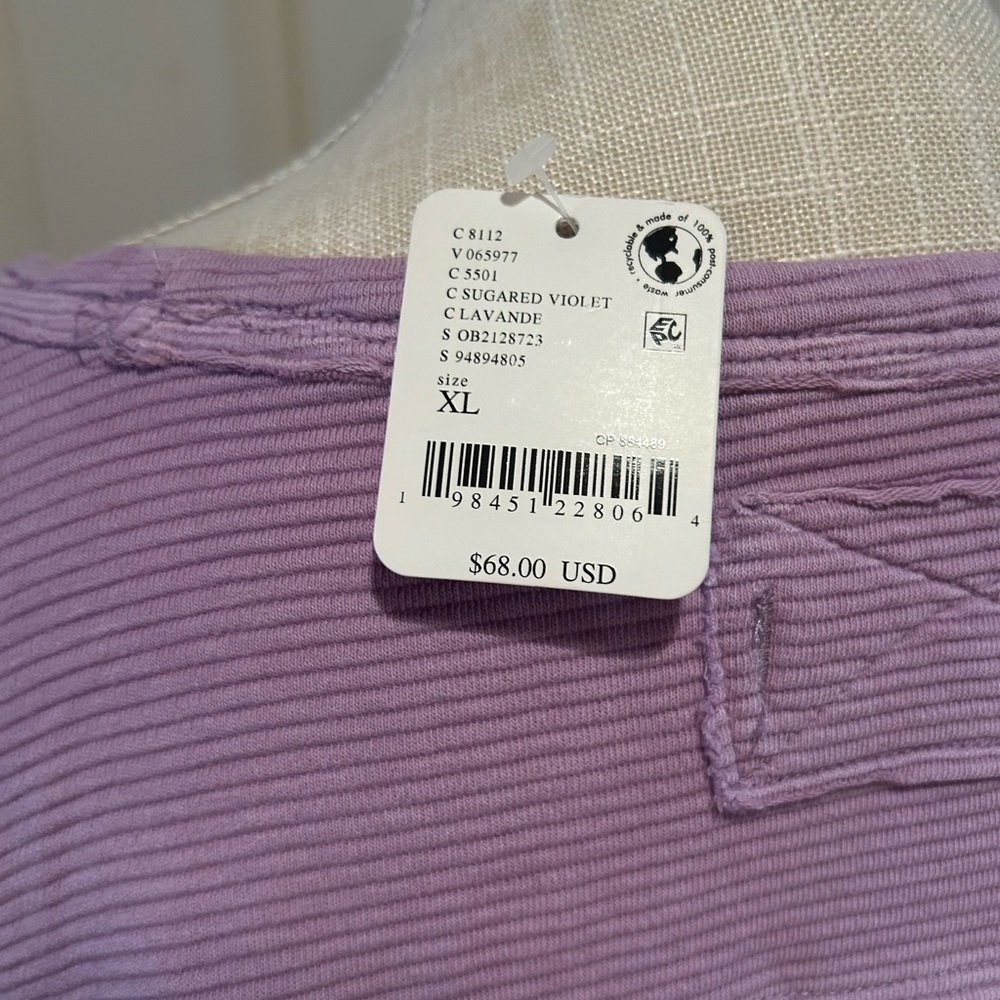 Free People Total Eclipse tee / top. NWT. Size XL. - Picture 5 of 7